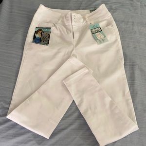 White Wax Push up Jeans